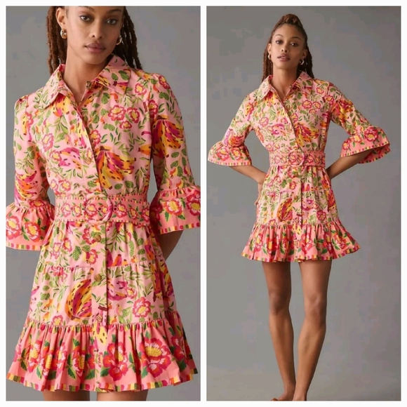 FARM Rio Dresses & Skirts - Farm Rio Banana Ruffle MiniDress